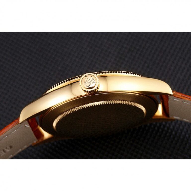 Superclone Rolex Cellini Gold Dial REP016798 Alternate Angle