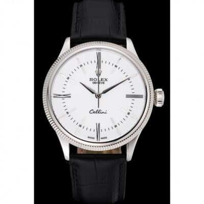 Superclone Rolex Cellini White Dial 622653 Perspective View