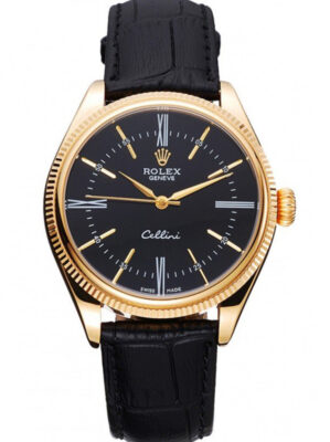 Replica Rolex Cellini Black Dial 622832