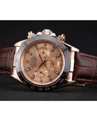 Replica Rolex Daytona Rose-Gold Dial 1454243 Close-Up Focus