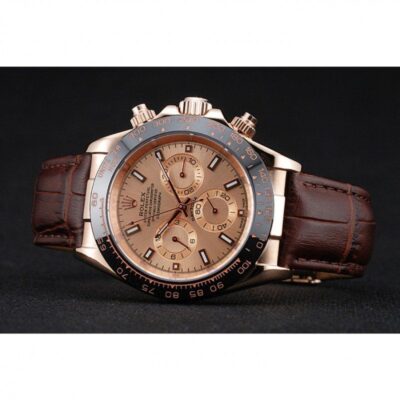 Replica Rolex Daytona Rose-Gold Dial 1454243 Close-Up Focus
