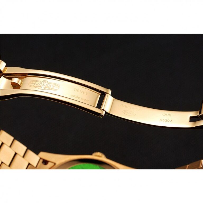 Superclone Rolex Day-Date Gold Dial 1453960 Profile Shot