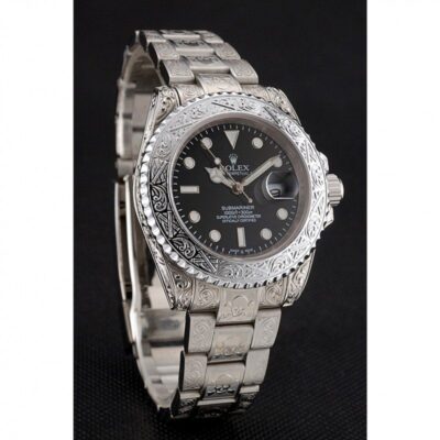Superclone Rolex Submariner Black Dial 1454093 Angle Detail