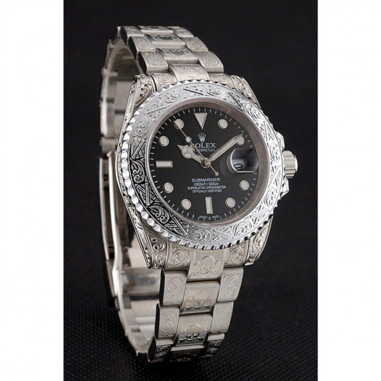 Superclone Rolex Submariner Black Dial 1454093 Angle Detail