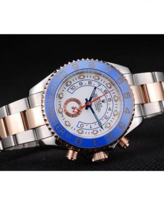 Replica Rolex Yacht-Master White Dial REP016833 Angle Detail