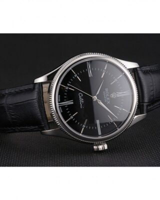 Superclone Rolex Cellini Black Dial REP016804 Design Element