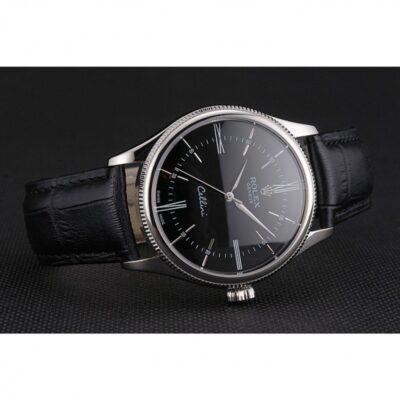 Superclone Rolex Cellini Black Dial REP016804 Design Element