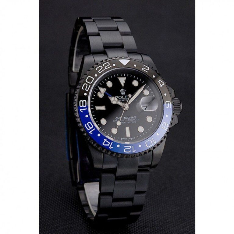 Superclone Rolex GMT-Master II Black Dial PR18239 Angle Detail