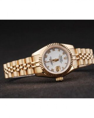 Superclone Rolex Datejust White Dial SRL100 Close-Up Focus