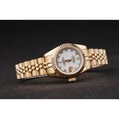 Superclone Rolex Datejust White Dial SRL100 Close-Up Focus