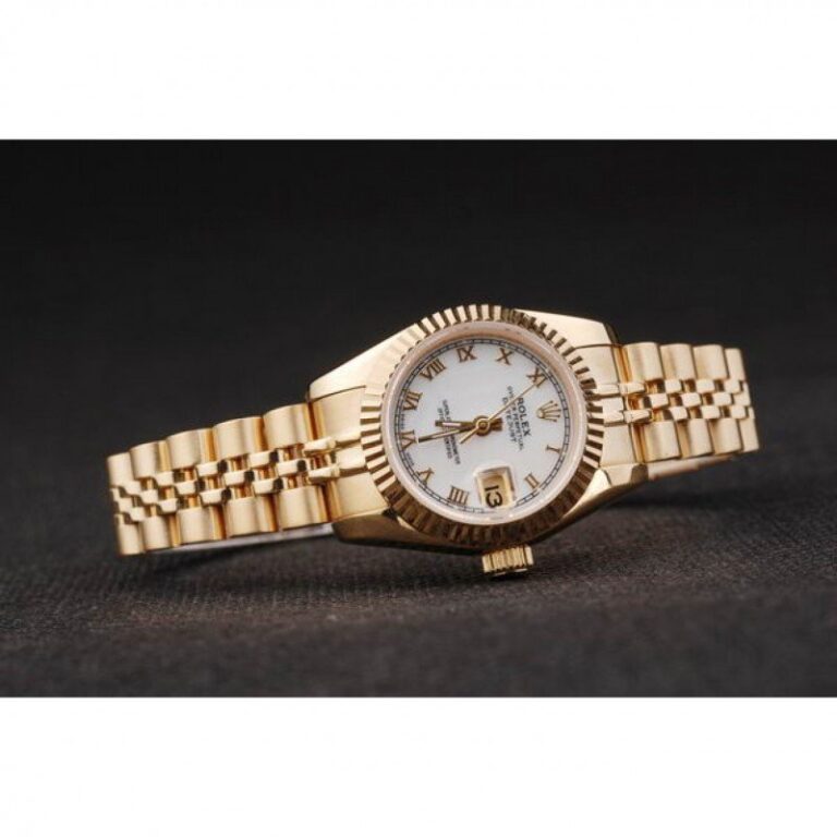 Superclone Rolex Datejust White Dial SRL100 Close-Up Focus
