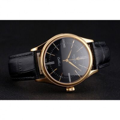 Superclone Rolex Cellini Black Dial REP016814 Design Element