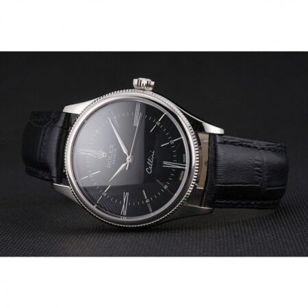 Superclone Rolex Cellini 38mm Black Dial REP016804 4