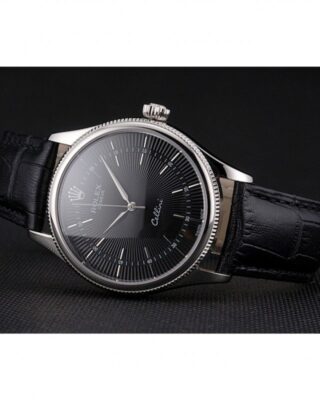 Superclone Rolex Cellini Black Dial REP016809 Design Element