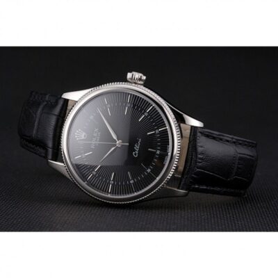 Superclone Rolex Cellini Black Dial REP016809 Design Element