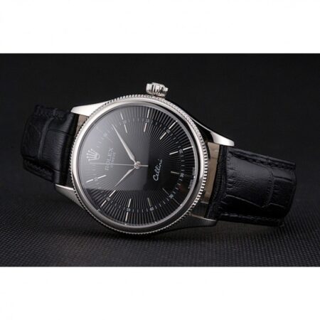 Superclone Rolex Cellini 38mm Black Dial REP016809 5