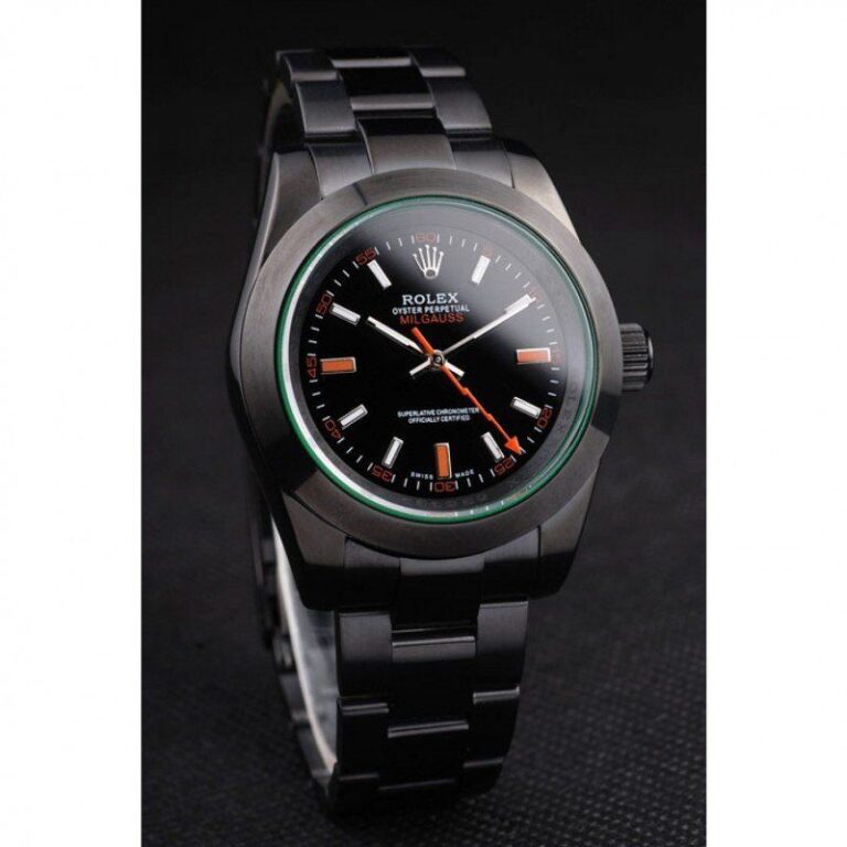 Replica Rolex Milgauss Black Dial PRL05090290 Angle Detail
