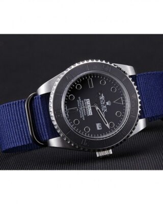 Replica Rolex Submariner Blue Dial 621989 Close-Up Focus