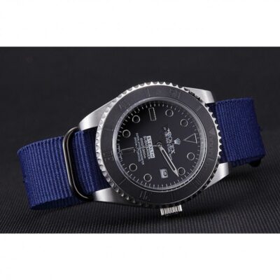 Replica Rolex Submariner Blue Dial 621989 Close-Up Focus
