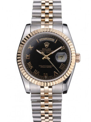 Superclone Rolex Day-Date Black Dial SRL78