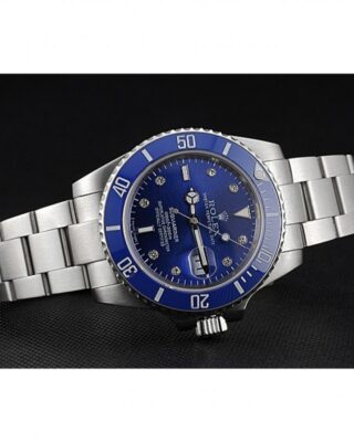 Replica Rolex Submariner Blue Dial 622638 Close-Up Focus