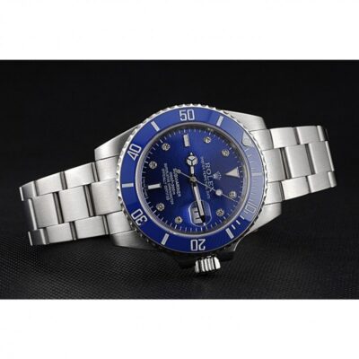 Replica Rolex Submariner Blue Dial 622638 Close-Up Focus