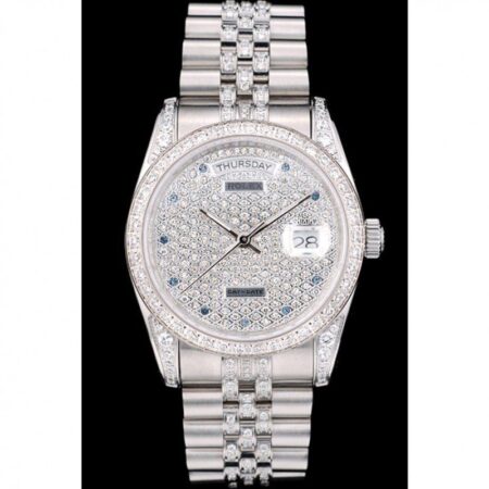 Rolex Day-Date 36mm Diamond Dial 41985 2