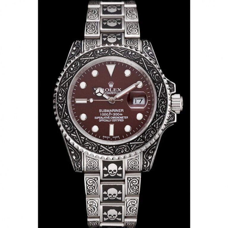 Replica Rolex Submariner Brown Dial 1454078 Perspective View