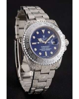 Superclone Rolex Submariner Blue Dial 1454094 Angle Detail