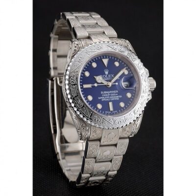 Superclone Rolex Submariner Blue Dial 1454094 Angle Detail