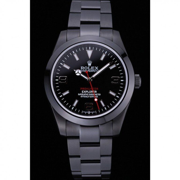 Replica Rolex Explorer Black Dial 622549 Perspective View