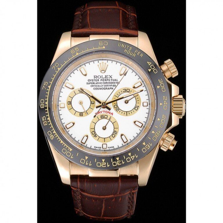 Replica Rolex Daytona White Dial 622633 Perspective View