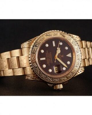 Replica Rolex Submariner Brown Dial 1454070 Close-Up Focus