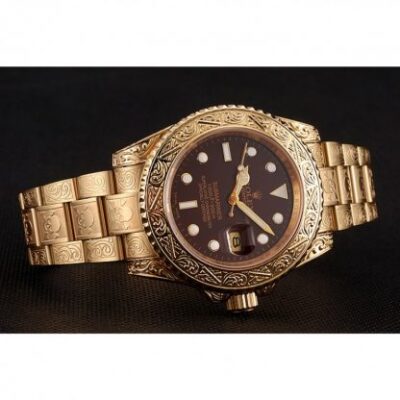 Replica Rolex Submariner Brown Dial 1454070 Close-Up Focus