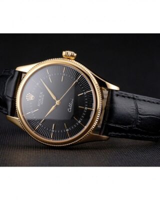 Superclone Rolex Cellini Black Dial REP016803 Design Element