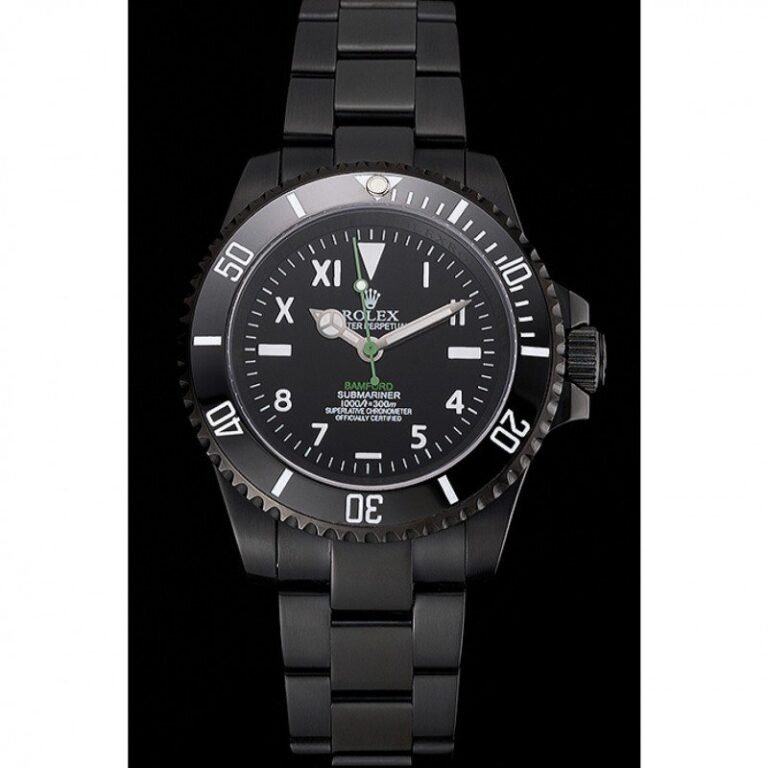 Replica Rolex Submariner Black Dial PR16233BBL Perspective View