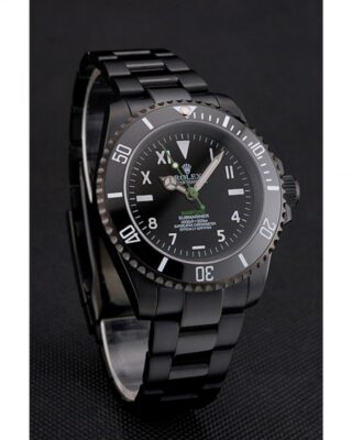 Replica Rolex Submariner Black Dial PR16233BBL Angle Detail
