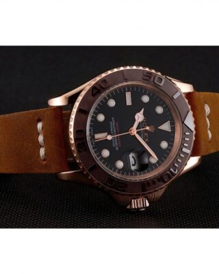 Replica Rolex Yacht-Master Black Dial 1453860 Angle Detail