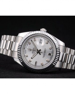 Superclone Rolex Day-Date Silver Dial 41995 Design Element