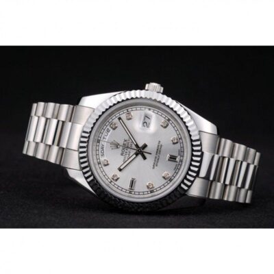 Superclone Rolex Day-Date Silver Dial 41995 Design Element
