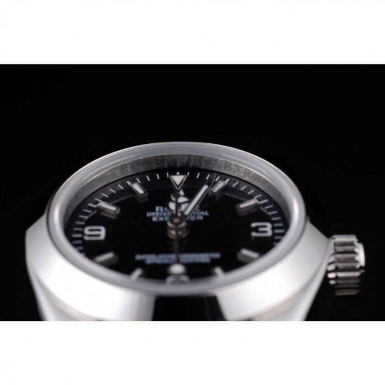 Replica Rolex Explorer Black Dial 98089 Profile Shot