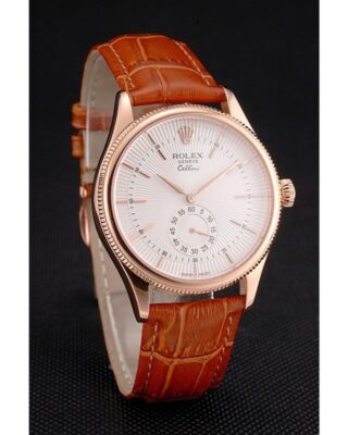 Superclone Rolex Cellini White Dial REP016813 Angle Detail