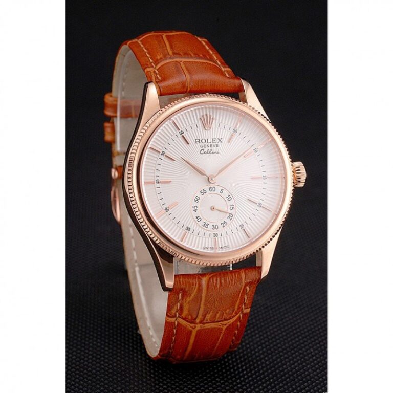 Superclone Rolex Cellini White Dial REP016813 Angle Detail