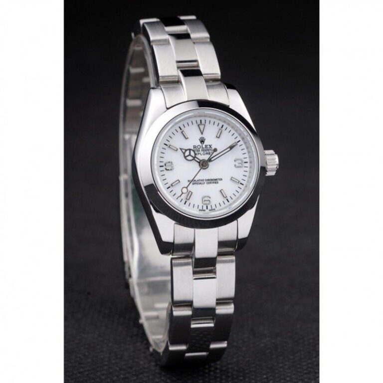 Replica Rolex Explorer White Dial 98088 Angle Detail