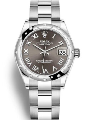 Replica Rolex Datejust Dark Grey Dial 278344RBR