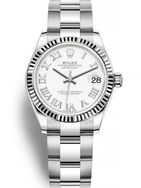 Fake Rolex Datejust 31mm White Dial 278274