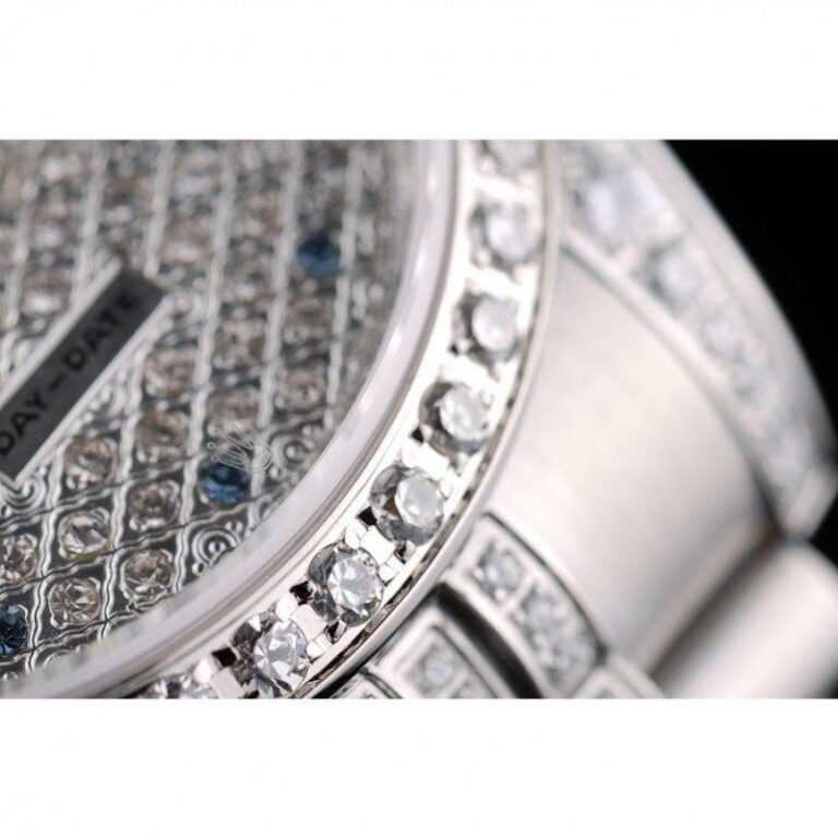 Replica Rolex Day-Date Diamond Dial 41985 Visual Detail