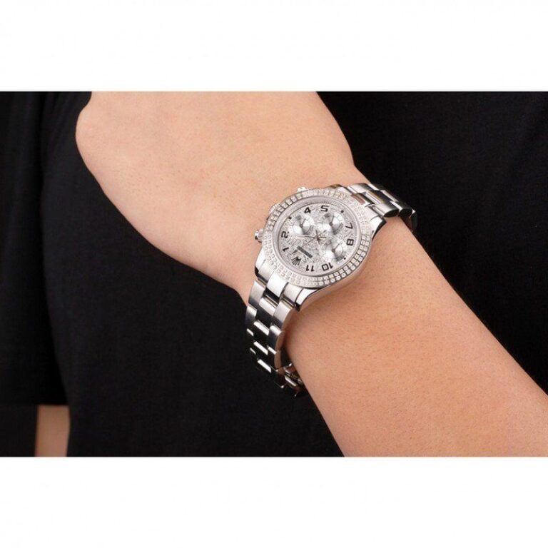 Replica Rolex Daytona Silver Dial RL165 Style Perspective