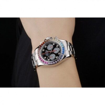 Replica Rolex Daytona Black Dial 80250 Visual Detail
