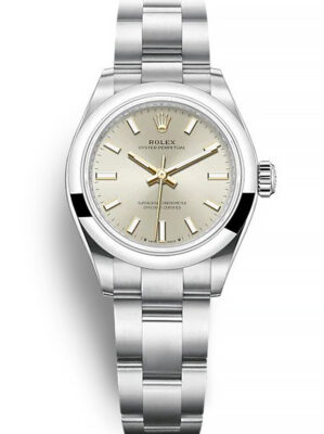 Replica Rolex Oyster Perpetual Lady Silver Dial 276200